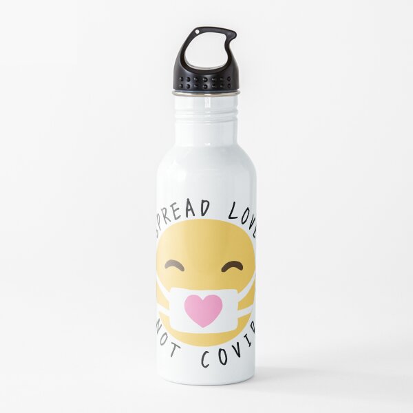 Spread Love, Not Covid Water Bottle