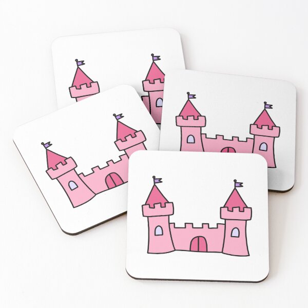 Item preview, pink castle designed and sold by swagnstickers.