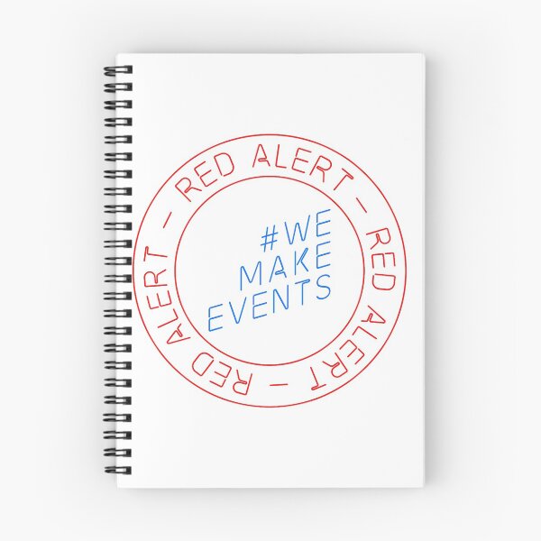 Item preview, Red Alert - We Make Events - #WeMakeEvents designed and sold by XanderArt.