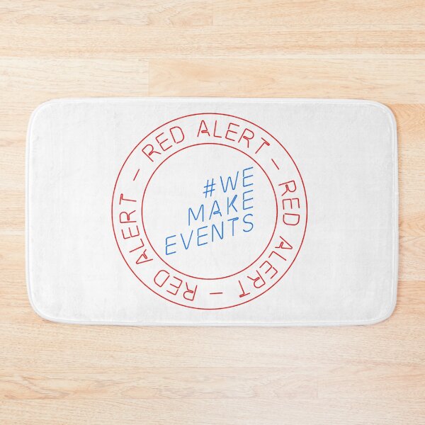 Item preview, Red Alert - We Make Events - #WeMakeEvents designed and sold by XanderArt.
