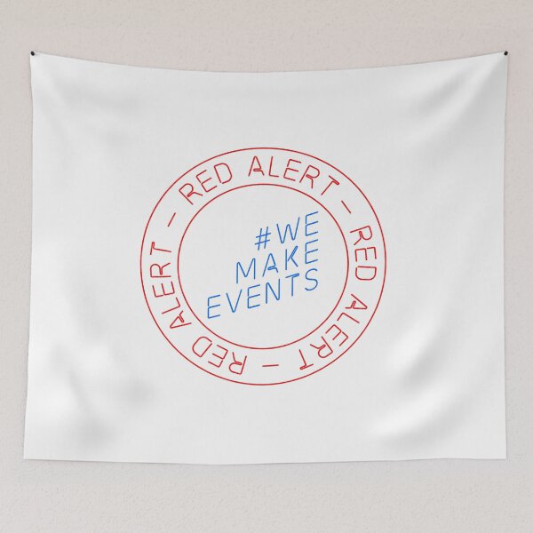 Item preview, Red Alert - We Make Events - #WeMakeEvents designed and sold by XanderArt.
