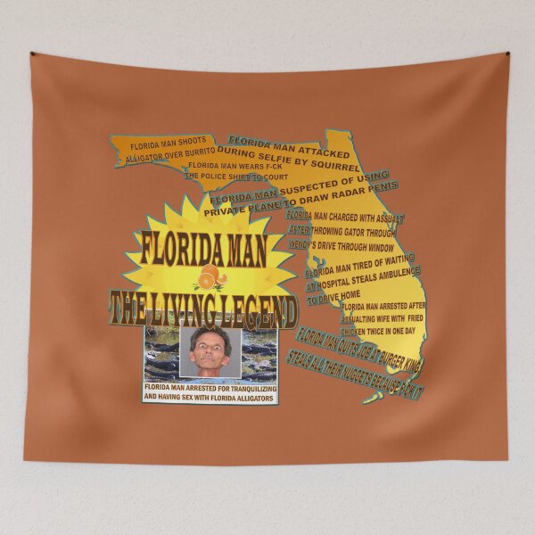 Item preview, Florida Man - The Living Legend designed and sold by Wildjourne.