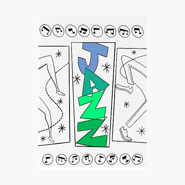 Item preview, JAZZ (Straight colour) designed and sold by thehealypress.