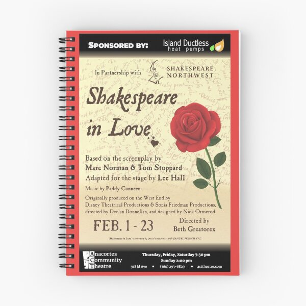 Item preview, Shakespeare In Love Original Poster designed and sold by Shakespeare Northwest.