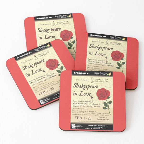 Item preview, Shakespeare In Love Original Poster designed and sold by Shakespeare Northwest.