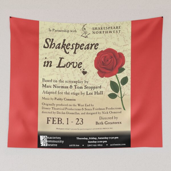 Item preview, Shakespeare In Love Original Poster designed and sold by Shakespeare Northwest.