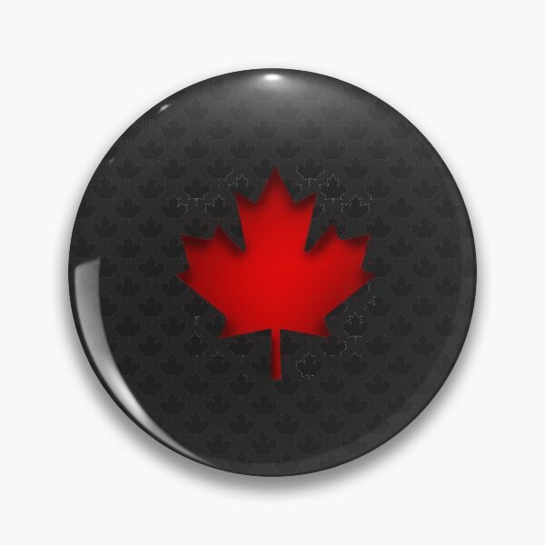 Item preview, Red and Grey Canada Flag Maple Leaves designed and sold by Livity.