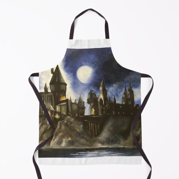 castle at night Apron