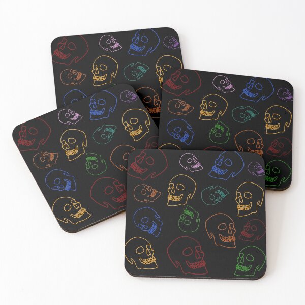Item preview, Rainbow Skulls designed and sold by cakebacon.