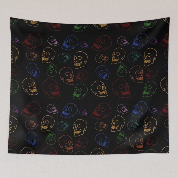 Item preview, Rainbow Skulls designed and sold by cakebacon.