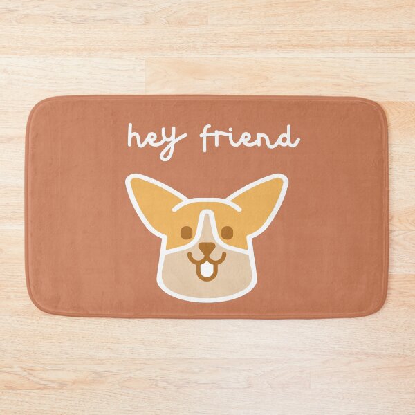 Item preview, Corgi Hey Friend designed and sold by Sodaholiday.
