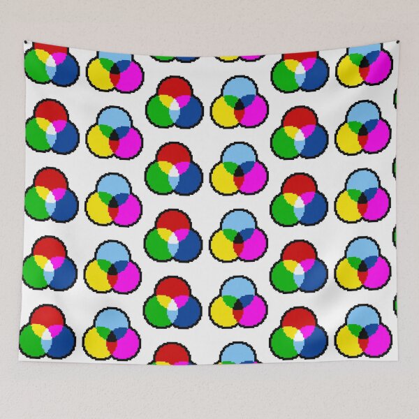 Item preview, PIXEL ART-Mood RGBvsCMYK designed and sold by AntiqaStudio.