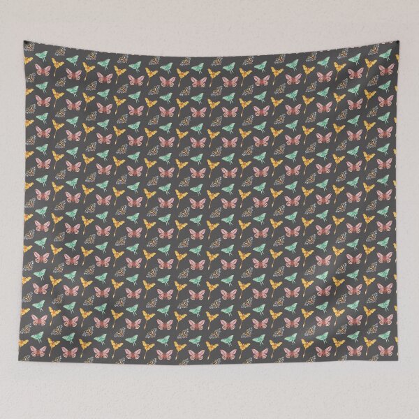 Item preview, Moth Pattern designed and sold by PoppyAndOpal.