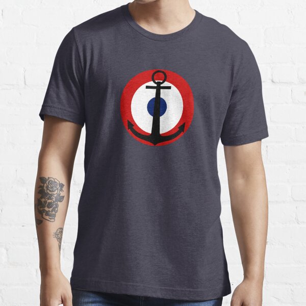 French Navy roundel / Cocarde de la Marine française Essential T-Shirt