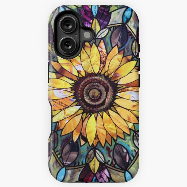 Sunflower Mandala iPhone Tough Case