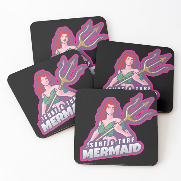 Item preview, Surf and Turf Mermaid BBQ designed and sold by AndApArt.
