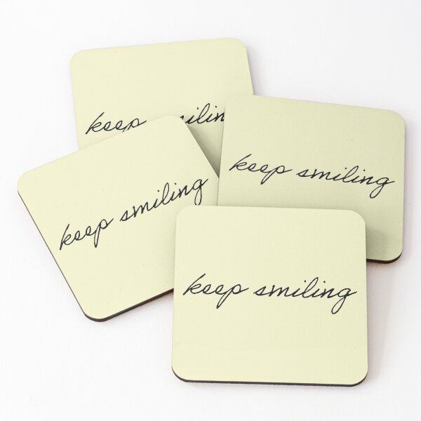 Item preview, "keep smiling" designed and sold by Feel-GoodPrints.