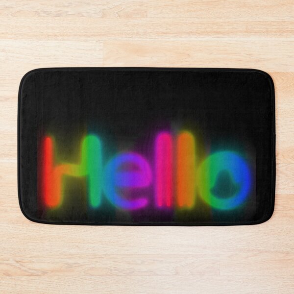 Item preview, Rainbow Hello Neon Sign designed and sold by kayleefisherr.