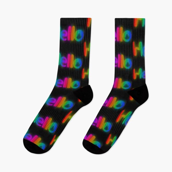 Item preview, Rainbow Hello Neon Sign designed and sold by kayleefisherr.