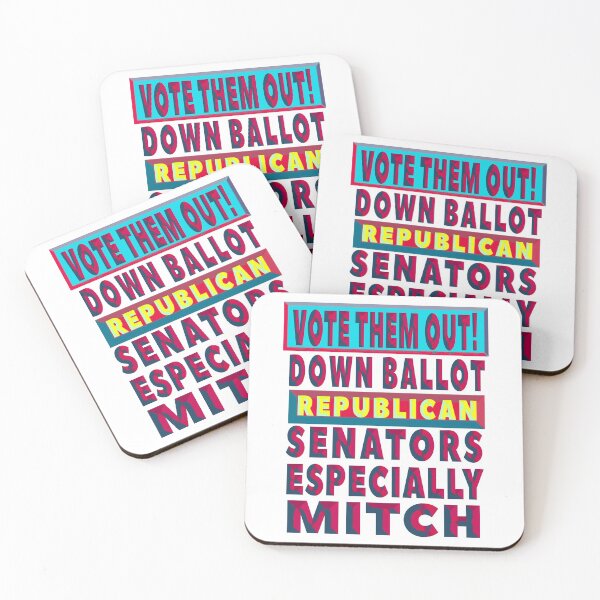 Item preview, "VOTE THEM OUT, DOWN BALLOT… ESPECIALLY MITCH”  designed and sold by Joanenices.