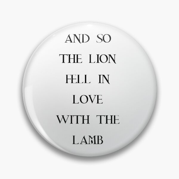 Item preview, And so the lion fell in love with the lamb designed and sold by NatashaMarie95.