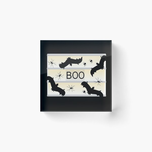 Item preview, BOO letrero luminoso de halloween designed and sold by Robloz.