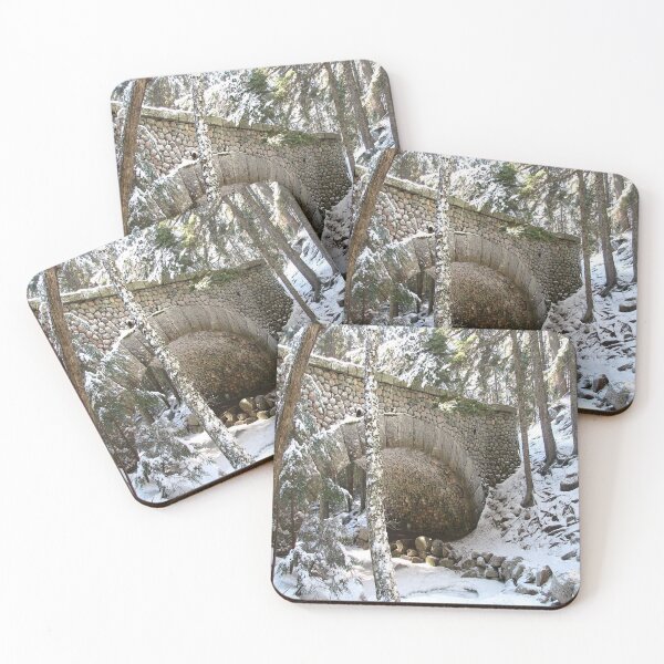 Item preview, Carriage road bridge in winter designed and sold by Dubage603.