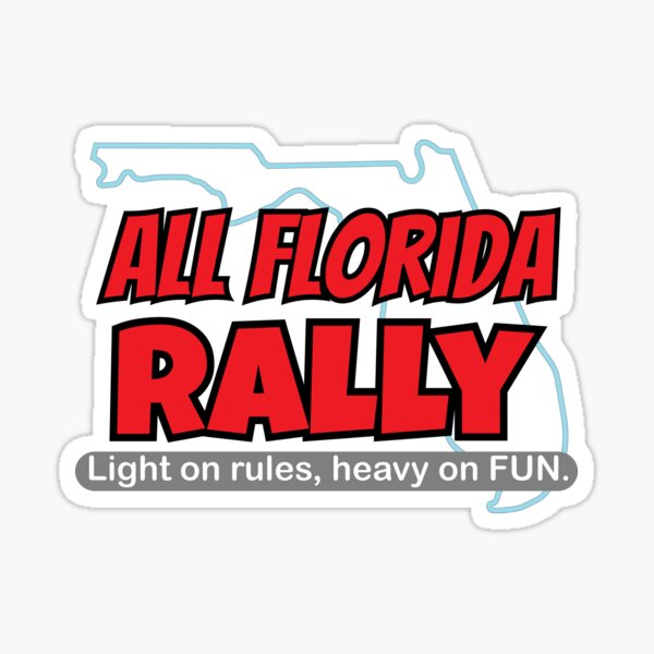 All Florida Rally Official Merch Sticker
