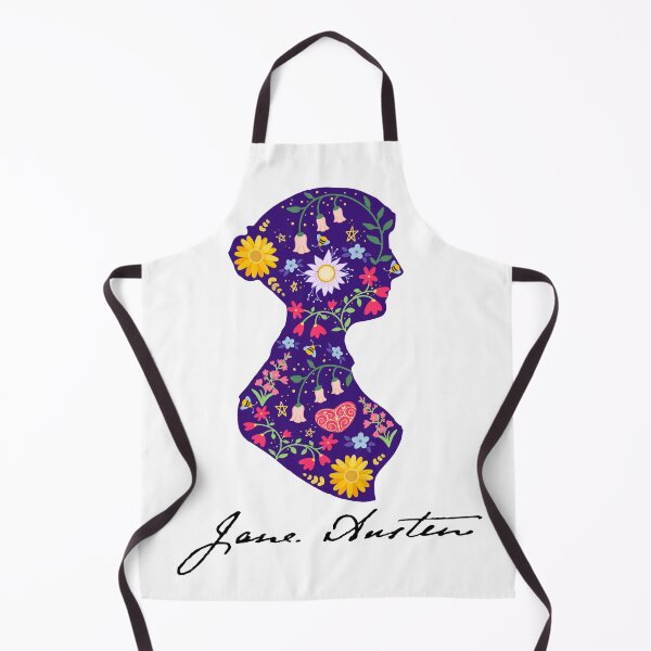 Item preview, Jane Austen Floral Silhouette designed and sold by MandyRosko.