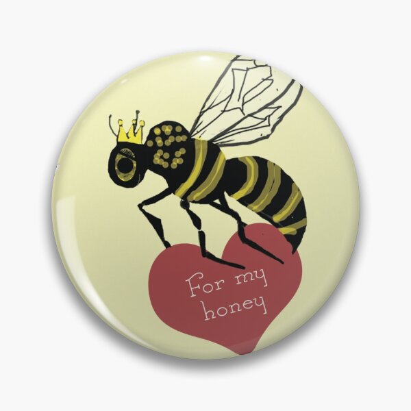 Item preview, Bee Valentine's Day Card - For My Honey designed and sold by Amy Hadden.