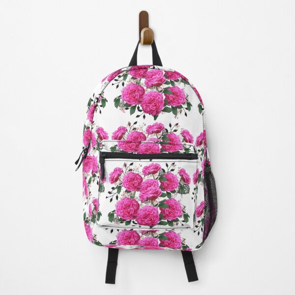 Item preview, Dainty PInk Roses Flower Bouquet Butterflies Foliage designed and sold by Hanlar.