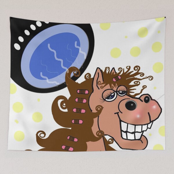 Item preview, Animal ( horse ) :  Get a perm designed and sold by Shirley cute art .