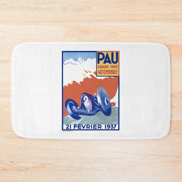 Item preview, 1937 PAU Grand Prix Automobile Race Poster designed and sold by retrographics.