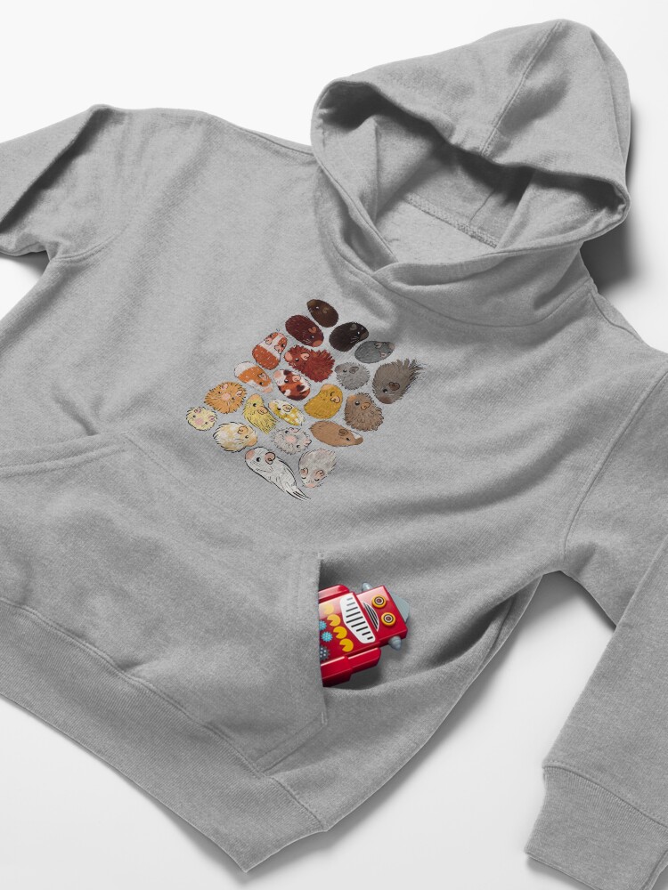 Alternate view of Guinea Pig Gradient Kids Pullover Hoodie