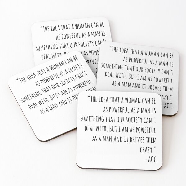 Item preview, AOC Quote (text only) designed and sold by jasleenM.