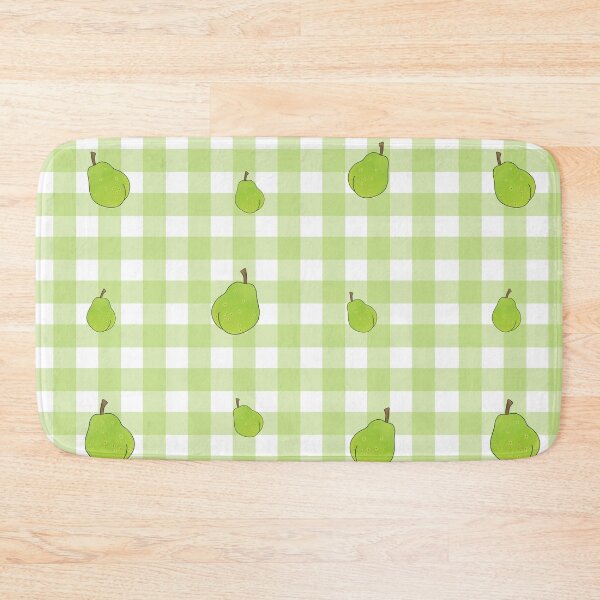 Item preview, Pear Gingham Pattern designed and sold by gillrosedraws.