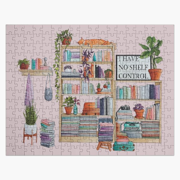 Book Lover's Shelf Bookshelf Cross Stitch Pattern PDF Cute Room