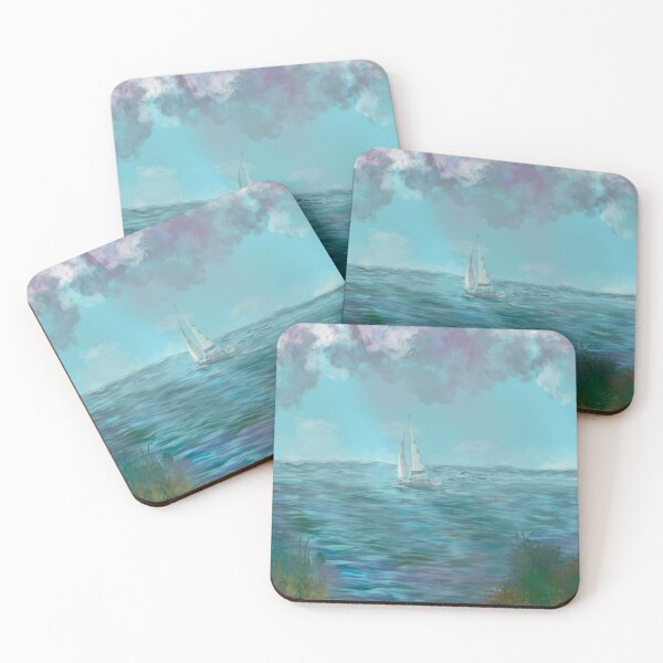 Item preview, Rainy Ocean, digital painting  designed and sold by NJartbyNJacobson.
