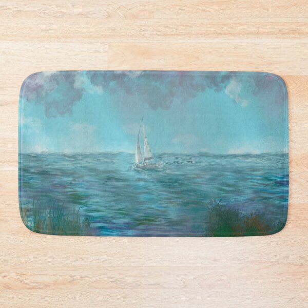 Item preview, Rainy Ocean, digital painting  designed and sold by NJartbyNJacobson.