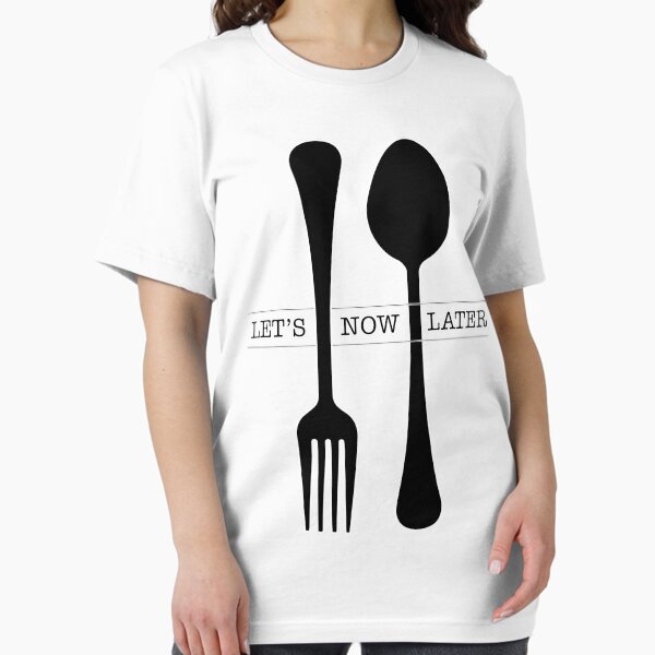 Item preview, Fork Now Spoon Later designed and sold by Thereal Appeal.
