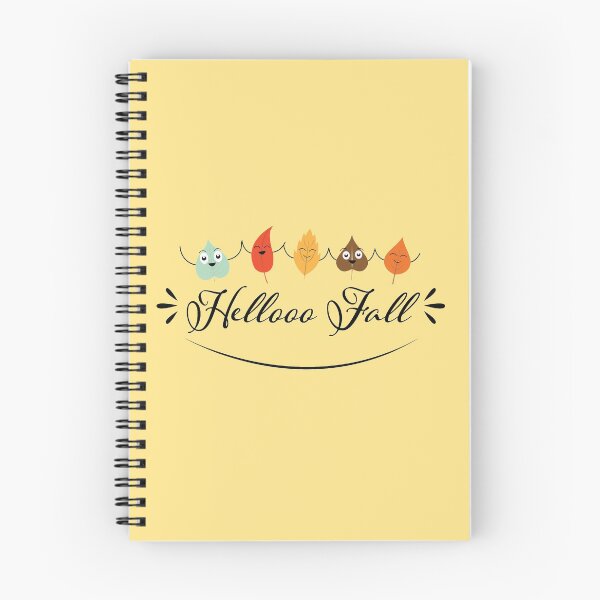 Item preview, Hello Fall Smiling Colorful Autumn Leaves  designed and sold by qitrechio.