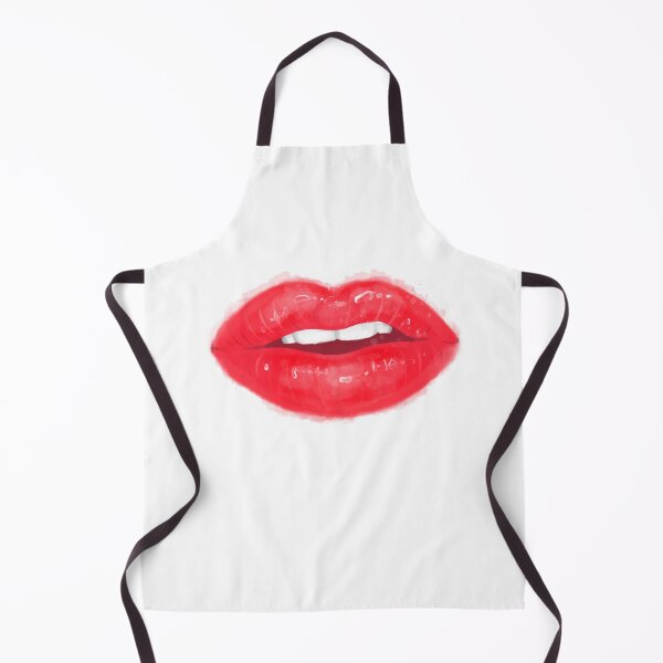 Item preview, Bright Red Realistic Lips Lipstick designed and sold by javes93.