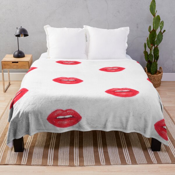Item preview, Bright Red Realistic Lips Lipstick designed and sold by javes93.