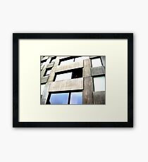 Facade Window Framed Print