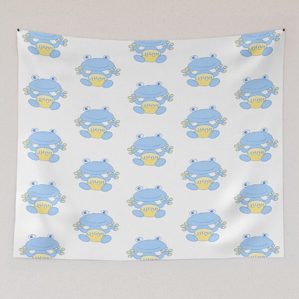 Item preview, Fire Frog (blue) designed and sold by gross-girl99.