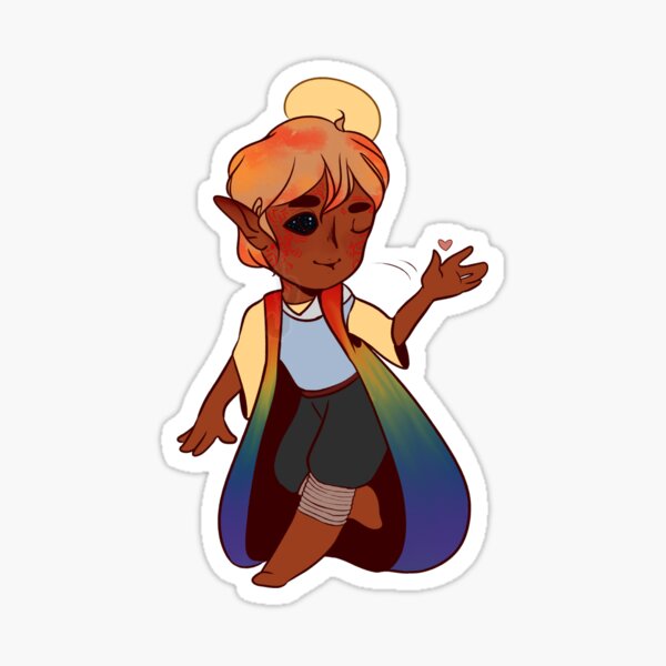 Mysrai, the Scarlet Courtesan Sticker