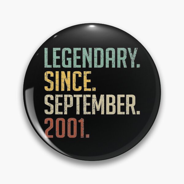 Item preview, Legendary Since September 2001 19th Birthday Gift 19 Years Old Vintage September 2001 designed and sold by Takatv.