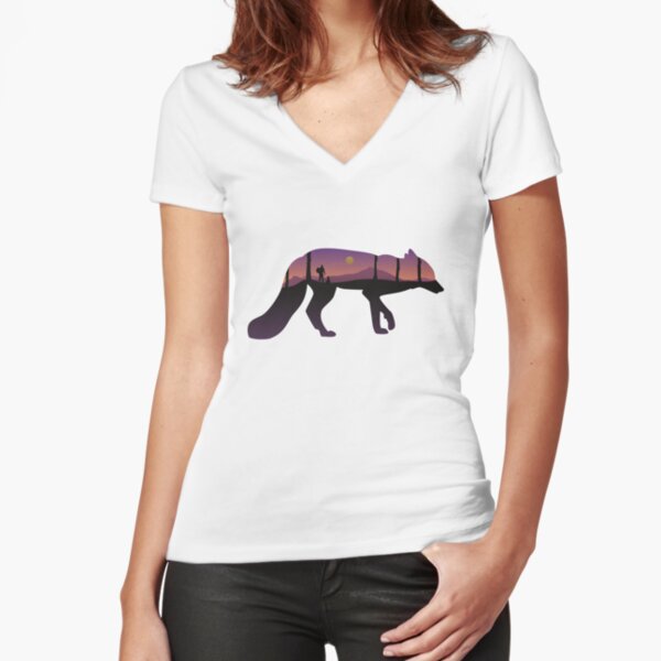 Fitted V-Neck T-Shirt