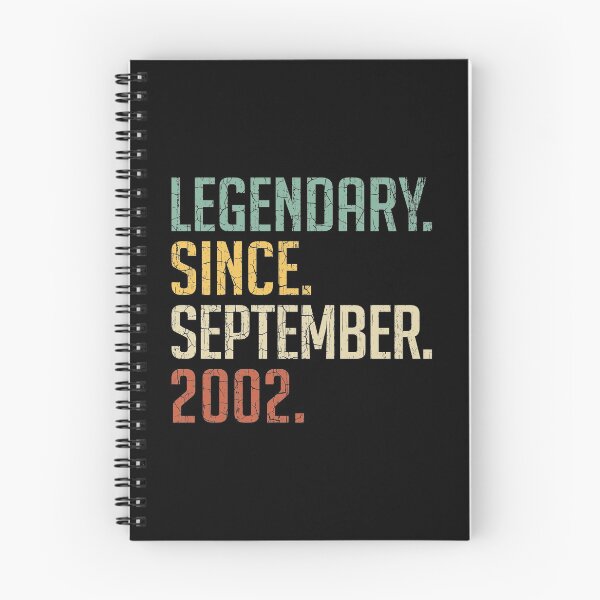 Item preview, Legendary Since September 2002 18th Birthday Gift 18 Years Old Vintage September 2002 designed and sold by Takatv.