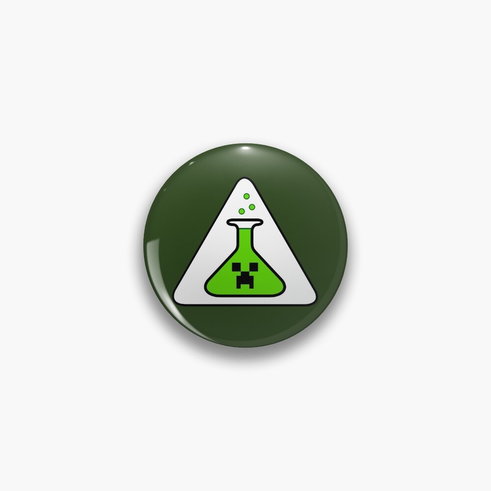 Creeper's Lab beaker Pin